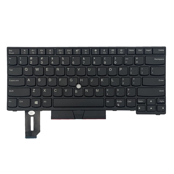 Nytt engelskt tangentbordsbyte för amerikansk layout för LenovoThinkPad E480 E485 E490 L480 (utan bakgrundsbelyst utan pekare)