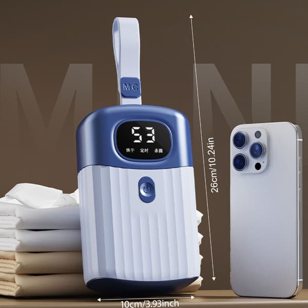 Ventilator Quick Dry Technology Tørretumbler 220V EU Kompakt Bærbar til Tøj
