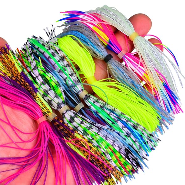 Jigkjolar Buzzbaits Jig Bläckfiskkjol Flugbindningsmaterial Fisketillbehör