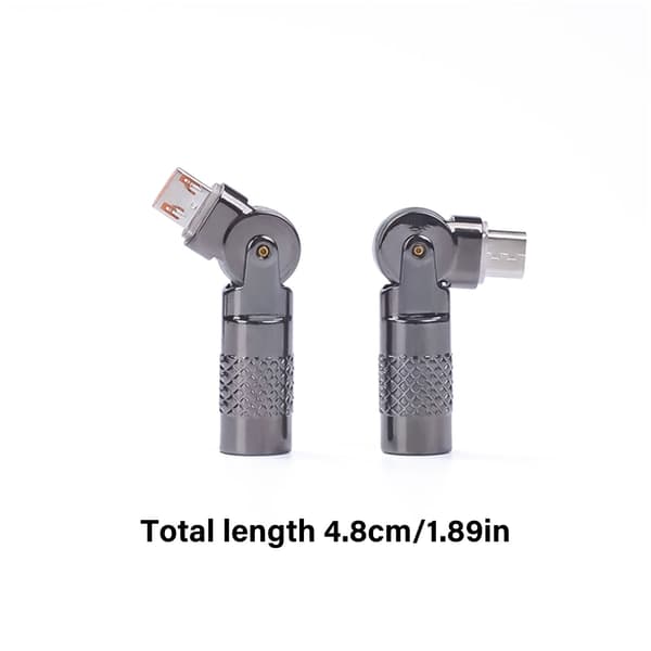 Typ C till USB L-formad adapter för effektiv laddning och datasynkronisering