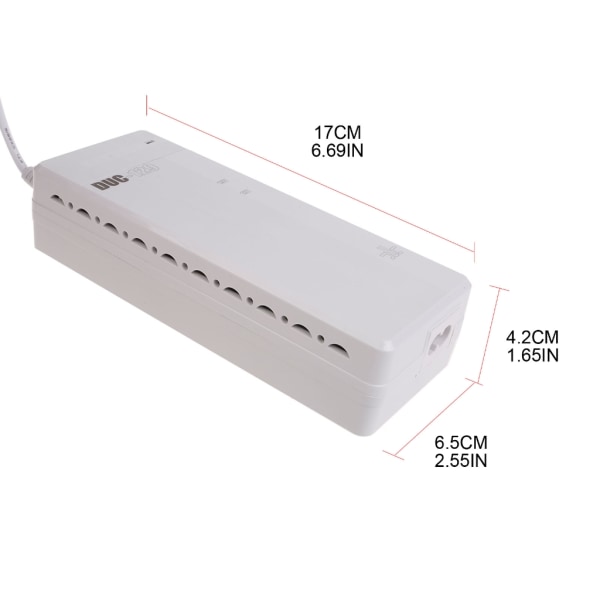 Power 6000Mah 22wh 60W 12V 19V 5,5x2,5mm UPS- power för allt i en PC WiFi Router Modem Högtalarkamera EU