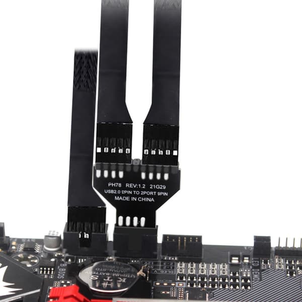 USB 2.0-stik til RGB USB2.0 9-benet interface splitter computeradapter