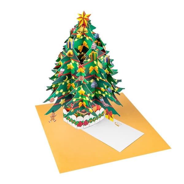 3D Popup Julekort Postkort Dekorasjon Skrivebordsornament
