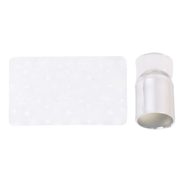 Resevänlig Silikon Nagelstämpel Verktyg Mini Storlek För Professionell Konst Transparent Ribbon Scraper