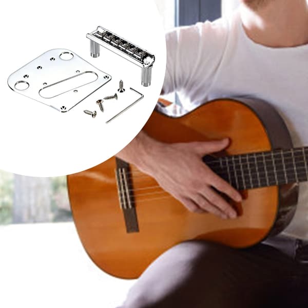 Gitarbro Oppgraderingssett Profesjonell 6 Saler Bro og Stabilisatorplate