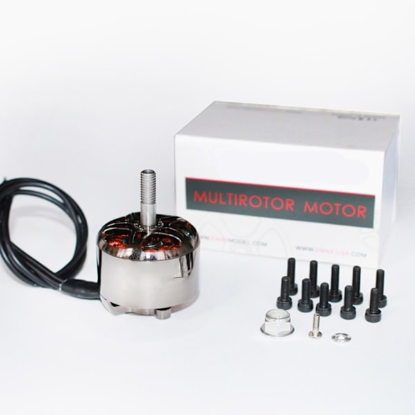 Quadcopter Kraftpaket ECOII 2814 Motor 3 6S 730KV 830KV Stålskaft Multicolor 730KV