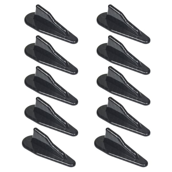 Universal bil takvinge hajfen spoiler diffusor plast takdekorationer Black