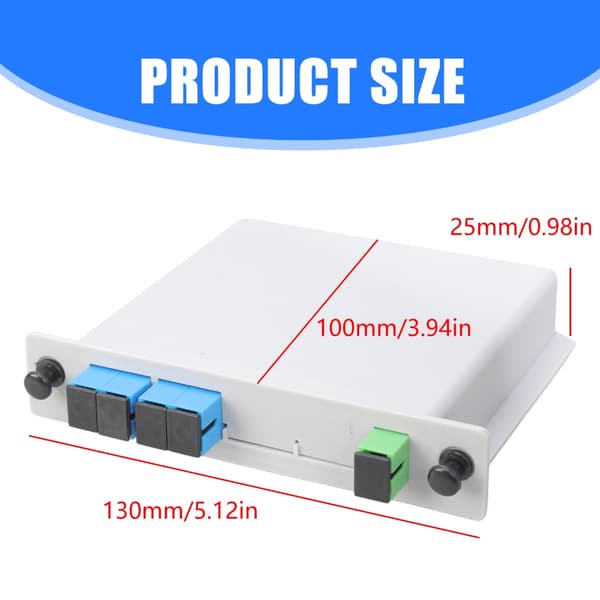 Kostnadseffektiv 1x4 UPC Optisk Splitter ABS för Förbättrad Systemflexibilitet