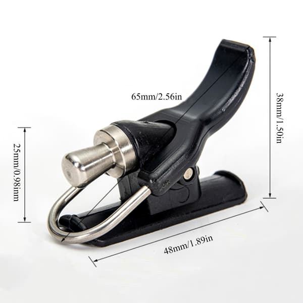 Fiskeri efter Launch Gun Marine Breakaway Clamp Tommelfingerknap Fast Spole