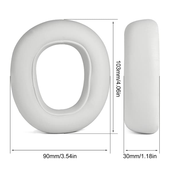 Memory Foam Erstatnings Øreputer for G735 Hodetelefoner Myke Earmuffs
