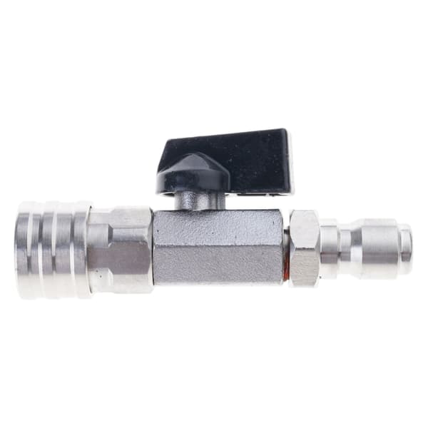 Instants Water Control Rustfrit Stål Adapter Forvandler 3/8 Tommer GHT Slange