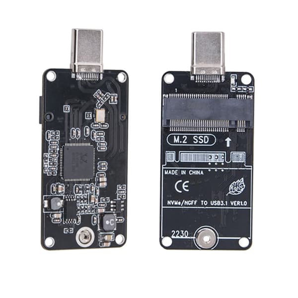 Kapsling SSD NVME till USB Adapter USB3.1 Typ C SSD Fodral Kapsling Risers