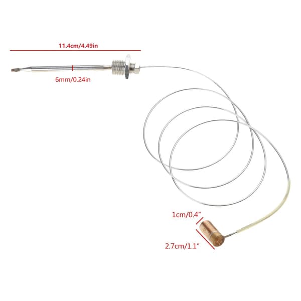 Gasfrituregryde Temperaturkontrolsensor 120-200℃ Område til MINI SIT 710 Gasventiler