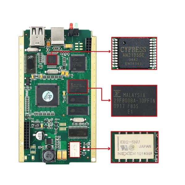 Diagnostik Skickas Gratis Kabel Programvara Version V216 Utrustning Bil Obd2 Reparationsverktyg