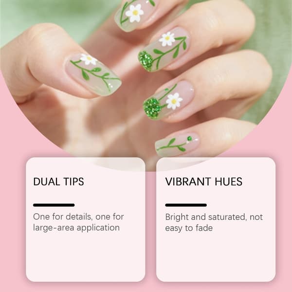 1Box Creative DIY Nail Art Tool Nail Point Graffiti Dotting Pen Simple Applicat