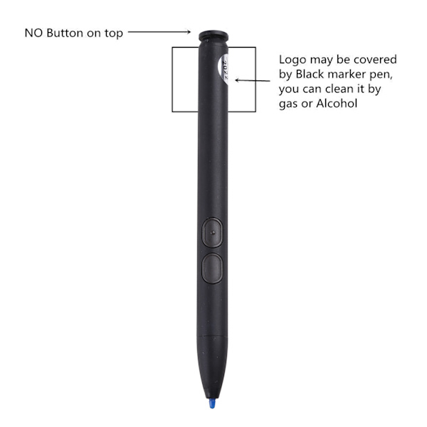 Universal Stylus Penna för Surface, 380 nivåer tryck, Tilt-& för Palm Rejection Uppladdningsbar för Surface Pro3 4 5 6 7 8