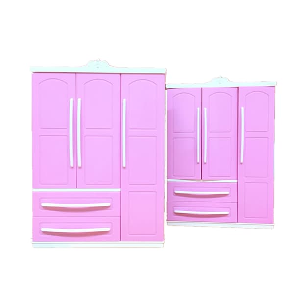Interaktiv dockgarderob för barn, rosa, modern, för barn 6-8 år