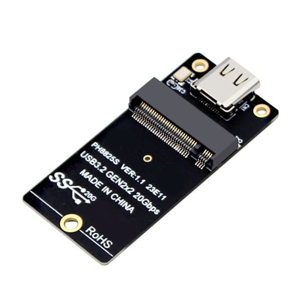M.2 NVME Adapter Til Type C Risers Board Sterk Kompatibel Stabil Ytelse