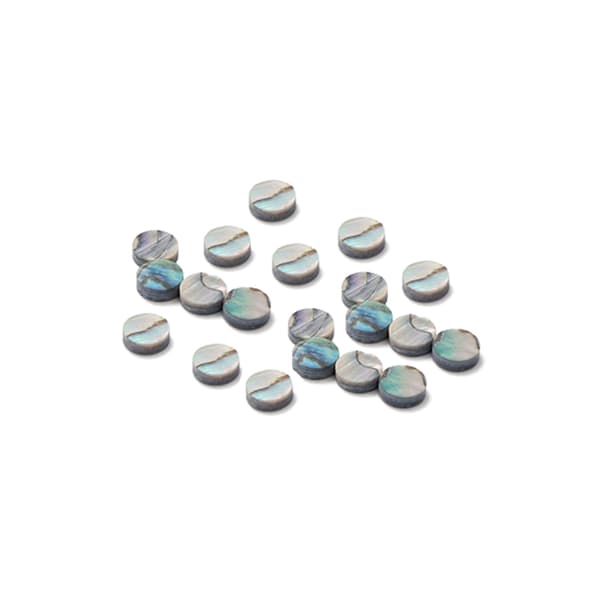 20st 3x2mm Naturlig vit Pärlemor Shell Inlay Gripbräda Gripbräda Prickar för gitarr Bas Ukulele-Banjo Caibei