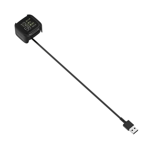 USB snabbladdarekabel Laddningsdocka stativ vagga för Fitbit Versa 2 för Smart W