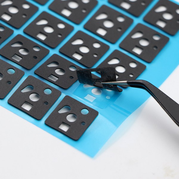 Mekaniska tangentbord Skaftkuddar Enkelbrytare Underkudd PORON Material Baklim Skaftfilm Hot Plug/Lod Version 120st SWAP