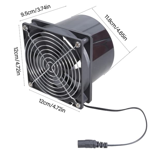 Robust Kvalitet Solcellsventilationsfläkt 12V Kylfläkt För Växthus