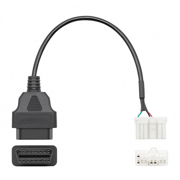 12-stifts OBD2-kontakt Detektionslinje Diagnostikverktyg Adapterkabel för Model S
