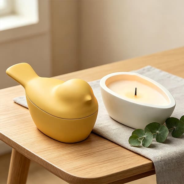 Solid silikonform for å lage nydelige fugletema-arrangementsbokser