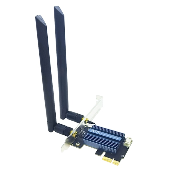 AX210 Pro WiFi6E 5374Mbps Tri-Band Trådlöst Nätverkskort BT5.3 2.4Ghz/5GHz/6Ghz för Windows10/11Linux Gaming Datorer