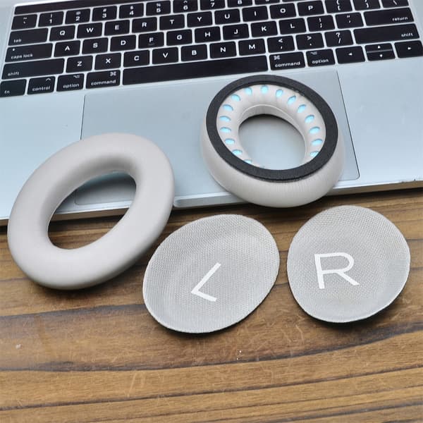 Myke øreputer for QC45 QC35-headset Langvarige ørekopper Ørevarmere