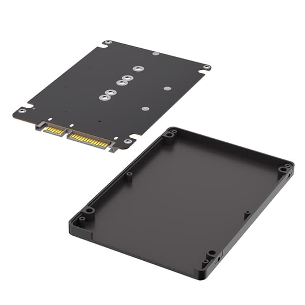 2 i 1 M.2 NGFF mSATA til SATA3.0 Konverter Adapter for PC Laptop