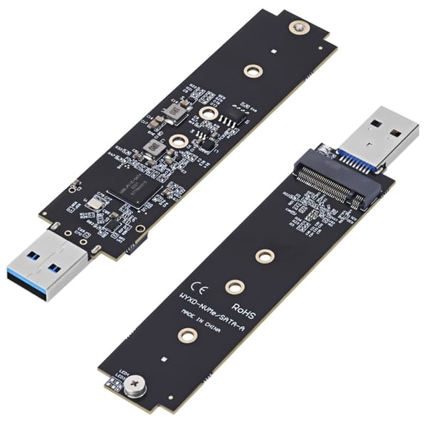 To Protokol M.2 SSD til USB 3.2 Konvertere Til 2230 2242 2260 2280 SSD'er