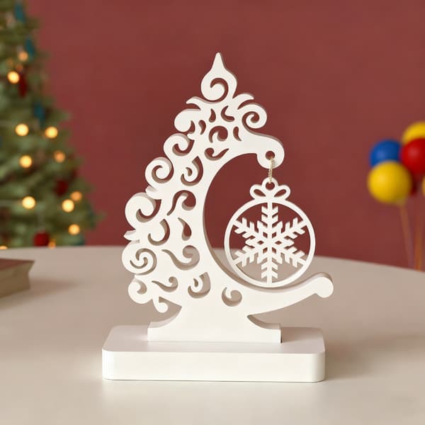Silikonform Julgran Snöflinga Hantverksset DIY Högtid Pattern 1