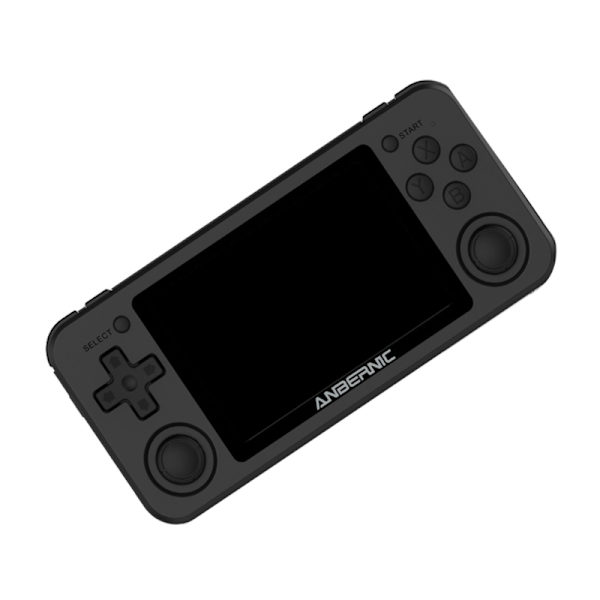 Retro videospelskonsol för barn Vuxna Inbyggd 2000-spel 3,5-tums skärm Spelkonsol Stöd för USB -laddning Black