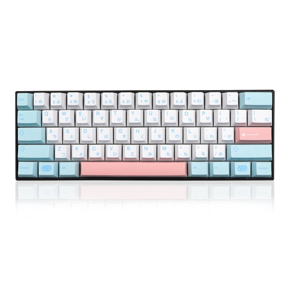 135 nycklar Keycaps Tjock PBT Femsidig Sublimation Cherry Höjd För MX Switchar för 61 64 84 87 96 Layout Dye Sub Keycap English