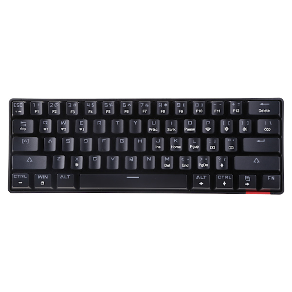 Dik61 Bluetooth-kompatibelt Kablet Trådløst Mekanisk Tastatur Mobiltelefon Nettbrett Rgb Grønn Akse for Android Tilbehør