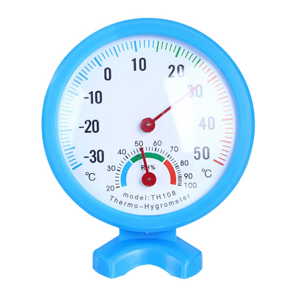 Indendørs Termometer Hygrometer Analog - 2 i 1 Temperatur Fugtigheds Monitor Måler til Hjemmet Værelse Udendørs Kontorer 30-50℃