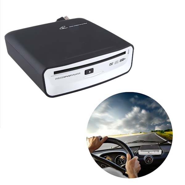 USB Interface Bilradio DVD Disk Boks Afspiller Ekstern Stereo til Laptop Desktop