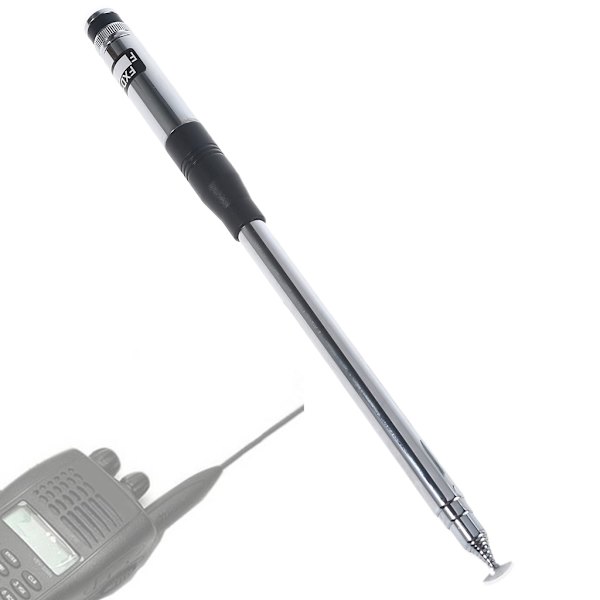 27MHz 130CM/51.18tum CB Radio Teleskopantenn BNC Hankontakt Radioantenn för Kenwood för ICOM IC-V8 IC-V80 IC-