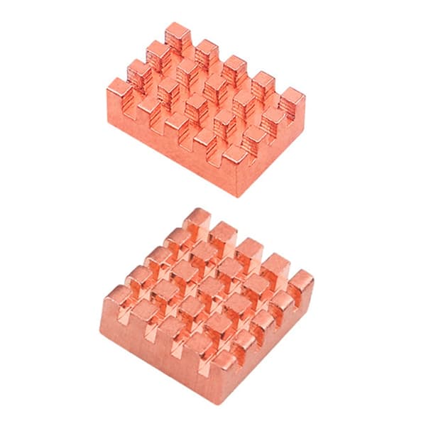 Koppar Kylflänsar För OrangePi Zero2W Utvecklingskort Kylare Radiator