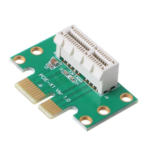 X1 Adapter Riser-kort PCI E PCIE X1 til X1 Sporkonverterkort 1U Server Chassis