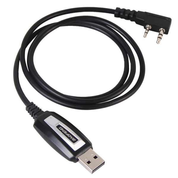 Vattentät USB programmeringskabel med Driver CD Firmware för BaoFeng UV5R/888s Walkie Talkie K Connector Wire