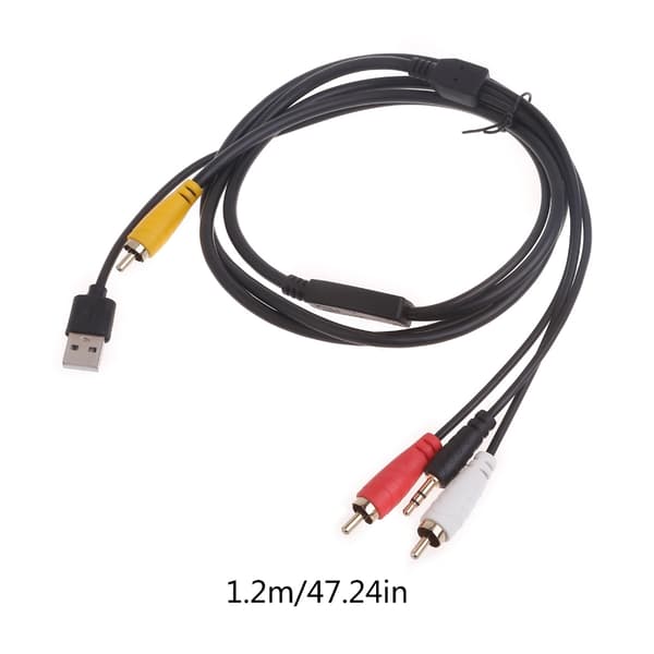 Digital til Analog Aux Konverterkabel Digital Optisk til RCA & 3.5mm AUX