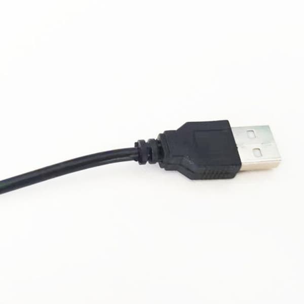 90 Graders DC3.5mm til USB 2.0 Ladekabel 5V til 12V Konverterkabel