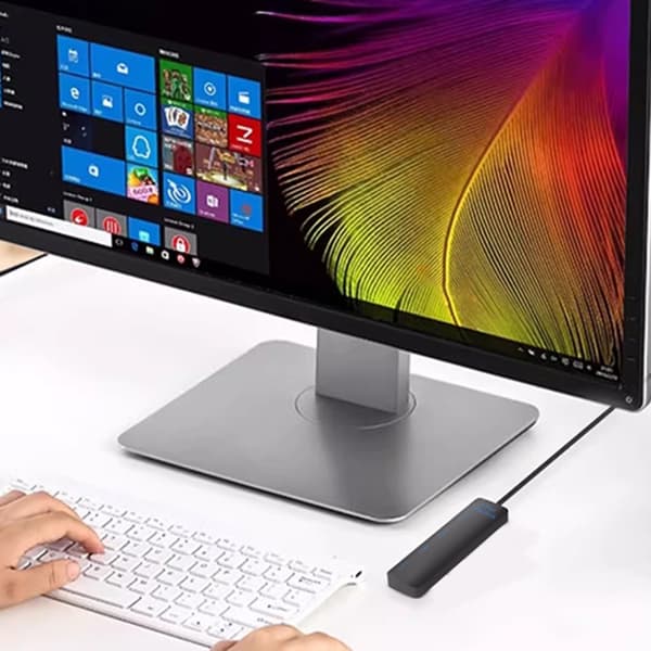 USB3.0 Hub USB-splitter för stationär dator, laptop och TV med LED-indikator 5 Gbps