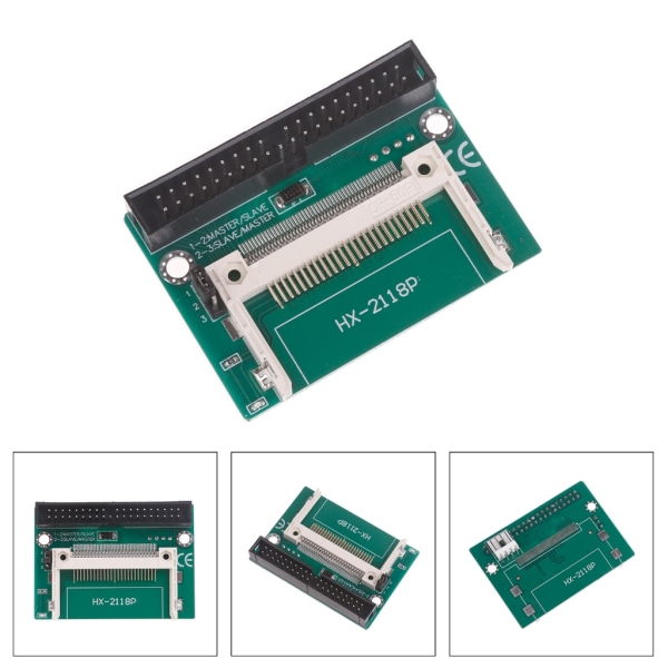 CF till IDE Compact Flash-kortadapter Startbar 40-pin CF till IDE 3,5" HDD hårddiskkonverterare Adapter 3,5" hankontakt