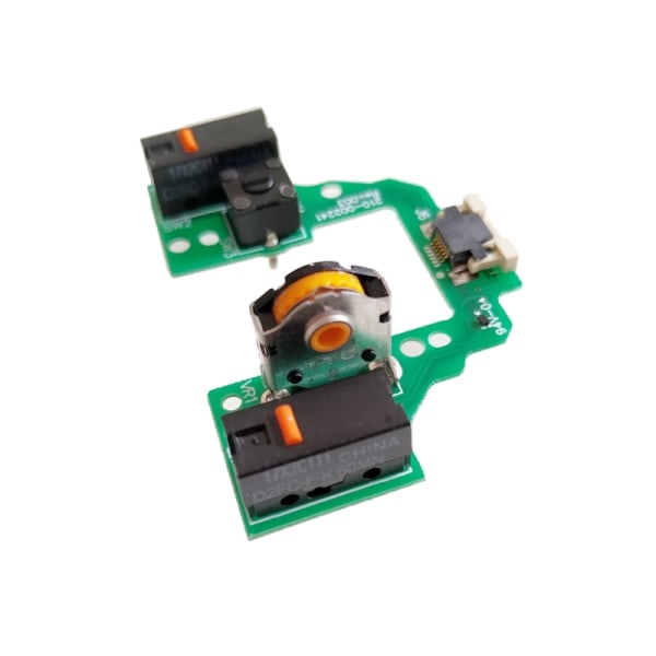 1 st Tangentbordsknapp PCB - Moderkort för Logitech GPXS Svetsfri Spelmus Tillbehör Montering Mikrobrytare