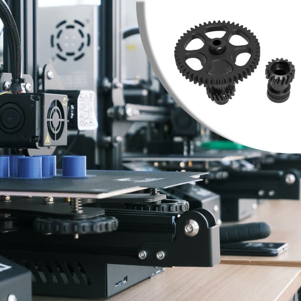 3D-utskrift Mini Extruder NanoCoated Helical Gear Kit OnePiece för Voron V0