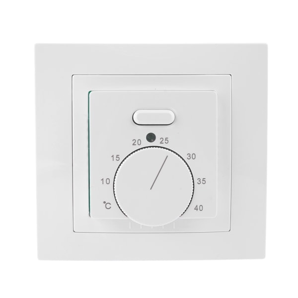 16A 220~240VAC Rummekanisk termostatkontrollbrytare Elektrisk golvvärme Temperaturregulator Energisparande