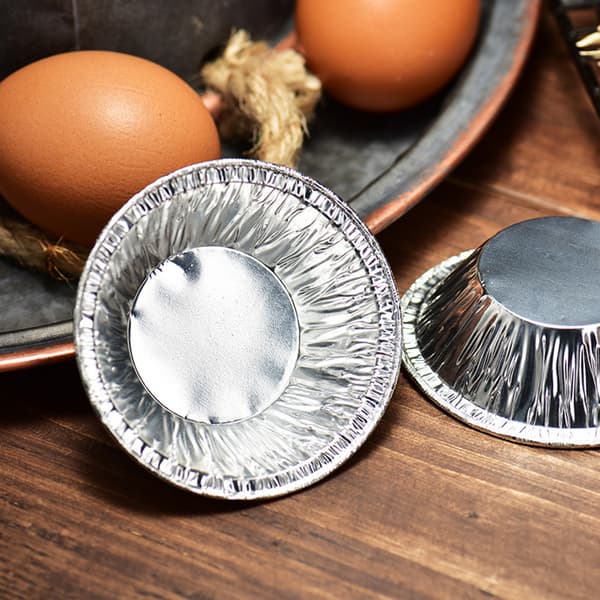 250 stk. Engangsbageforme i aluminiumsfolie til æggetærter, cupcakes, kageforme
